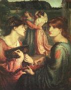 Dante Gabriel Rossetti The Bower Meadow Spain oil painting artist